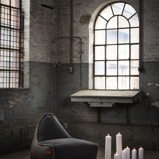 Pufa SACKit Canvas Lounge Chair combi black/brown - 5