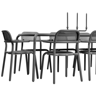 Świecznik Fatboy Toní Candle Holder Anthracite - 5