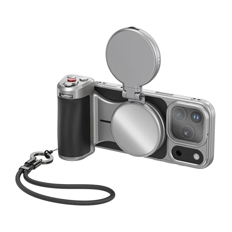 Uchwyt Master Grip do iPhone 17 Pro Max – zestaw All-in-One z lampą i filtrem UV
