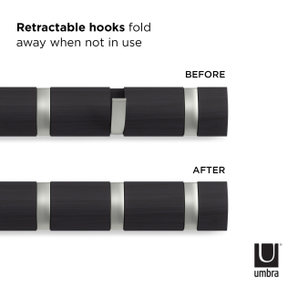 Wieszak Umbra Flip 5 haków Driftwood-Nickel | SZYBKA WYSYŁKA 24H | BESTSELLER - 3