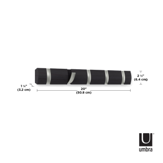 Wieszak Umbra Flip 5 haków Driftwood-Nickel | SZYBKA WYSYŁKA 24H | BESTSELLER - 5