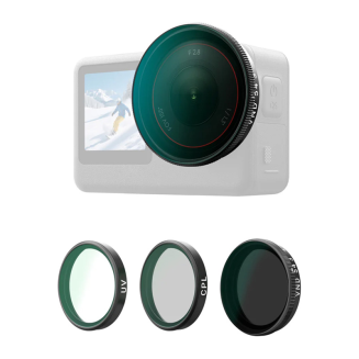 Telesin CPL/VND8/UV Filter Set for DJI Osmo Action 6 (3 pcs.) - 2