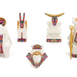 Figurka z porcelany Alessi Holyhedrics Jesus - 4