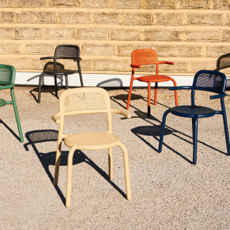 ZESTAW: Stół ogrodowy Fatboy Bistreau Toní + 2 x Fotel ogrodowy Fatboy Armchair Toní - 8