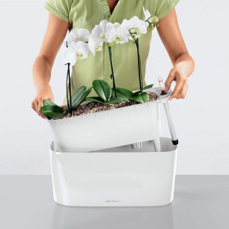 Lechuza plant pot Delta 10 | 20 white gloss - 8