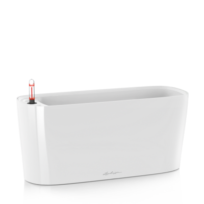 Donica Lechuza Delta 10 | 20 biały połysk