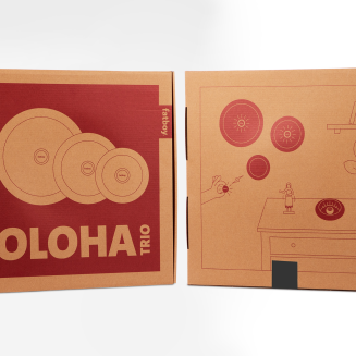 Zestaw 3 lampek Fatboy Oloha Anthracite Trio - 2