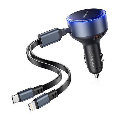  VENTION 30W Car Charger Kit + USB-C-Lightning Cable