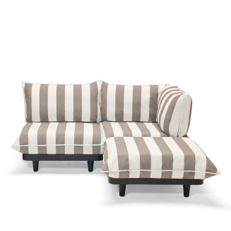 Sofa ogrodowa Fatboy Paletti Set Medium Stripe Cacao - 2
