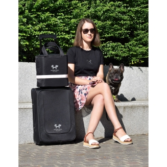 Torba podróżna United Pets czarno- różowa - 8