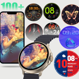 Smartwatch Damski RUBICON RNCF15 Tytan/Light Latte SMARUB260 - 2
