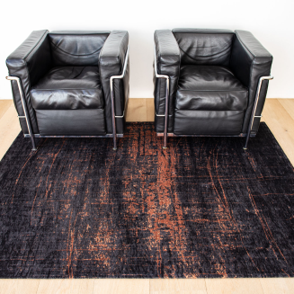 Okrągły dywan Louis de Poortere Mad Men Griff soho copper - 2