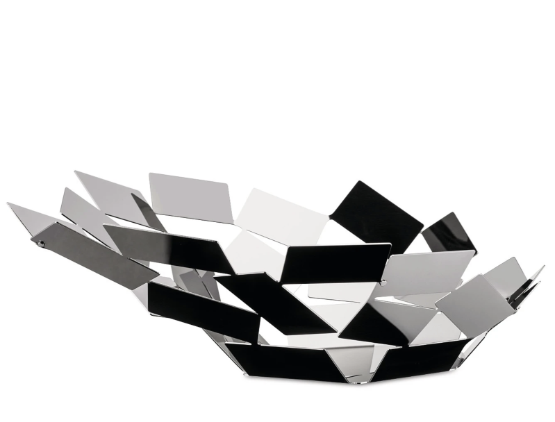 Alessi La Stanza dello Scirocco platter, polished silver