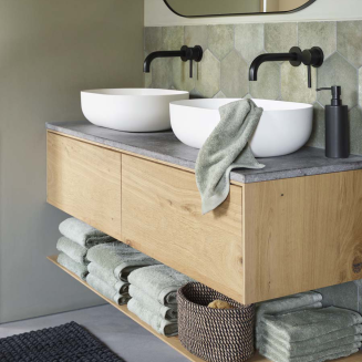 Myjka Aquanova Sava Beige 16x22 cm - 3