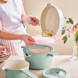 Zestaw garnków Brabantia Compact Jade Green - 4