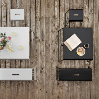 Hoker stalowy Zone Denmark A-Stool Soft Grey 65 cm - 3