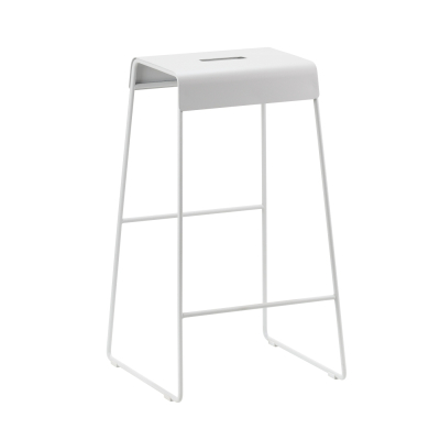 Hoker stalowy Zone Denmark A-Stool Soft Grey 65 cm