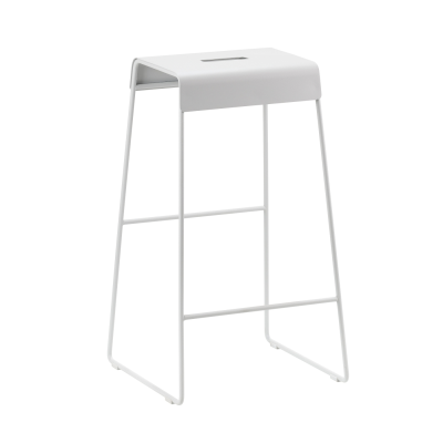 Hoker stalowy Zone Denmark A-Stool Soft Grey 65 cm