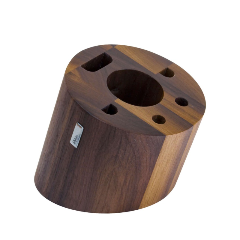 Pojemnik do przechowywania przyborów do manicure Artelegno Beauty drewno orzechowe