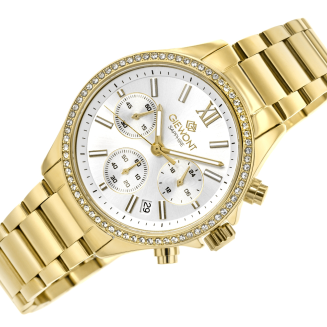 Zegarek Damski Giewont Sapphire Złoto Srebrny GW3670-B2 - 3