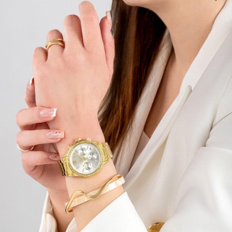 Zegarek Damski Giewont Sapphire Złoto Srebrny GW3670-B2 - 5