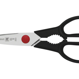 Zestaw 4 noży + ostrzałka + nożyce w bloku Zwilling Gourmet - 7
