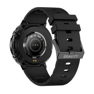 Smartwatch Gravity GT21-2 + Pomarańczowy Pasek Silikonowy - 6
