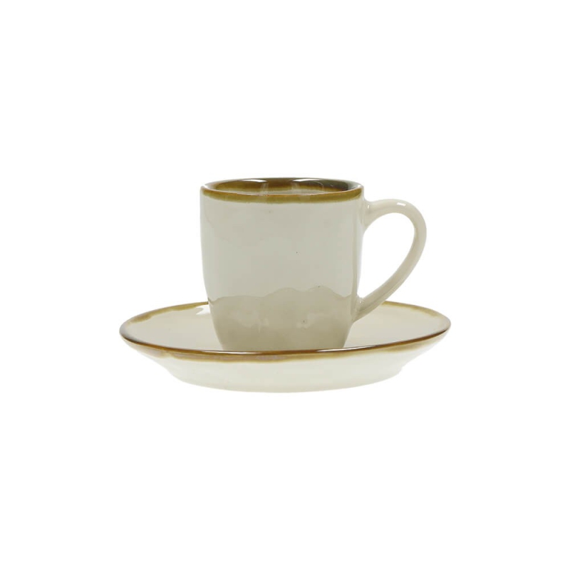  Rose&Tulipani | Set of 6 Concerto Avorio espresso cups - Ivory, 90 ml