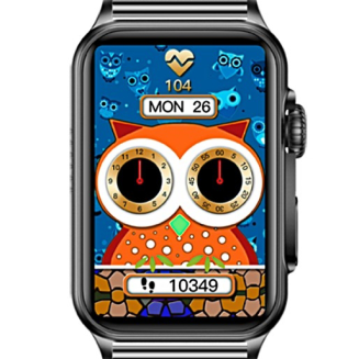 Smartwatch Damski RUBICON RNCF06 Black SMARUB215 - 2