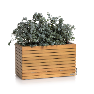 Donica Lechuza Palo natural wood 80 blok niski - 2