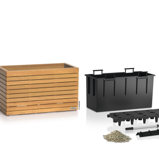 Donica Lechuza Palo natural wood 80 blok niski - 3