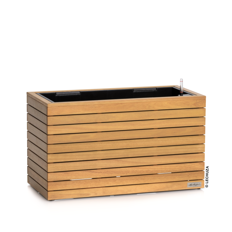 Donica Lechuza Palo natural wood 80 blok niski