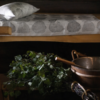 Poduszka do sauny Lapuan Kankurit SADE white-grey - 3