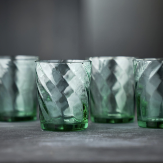 Szklanki do wody Lyngby Glass Vienna Green 300 ml - 4 szt. - 4