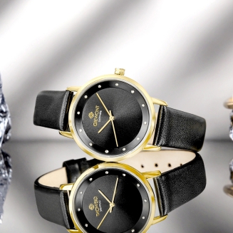 Zegarek Damski Giewont Sapphire Złoto Czarny GW4130-A4 - 7