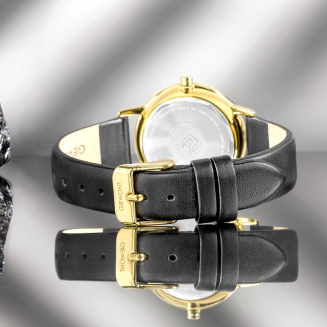 Zegarek Damski Giewont Sapphire Złoto Czarny GW4130-A4 - 8