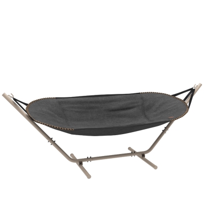 Hamak ze stojakiem taupe SACKit Cobana Hammock Alu Grey