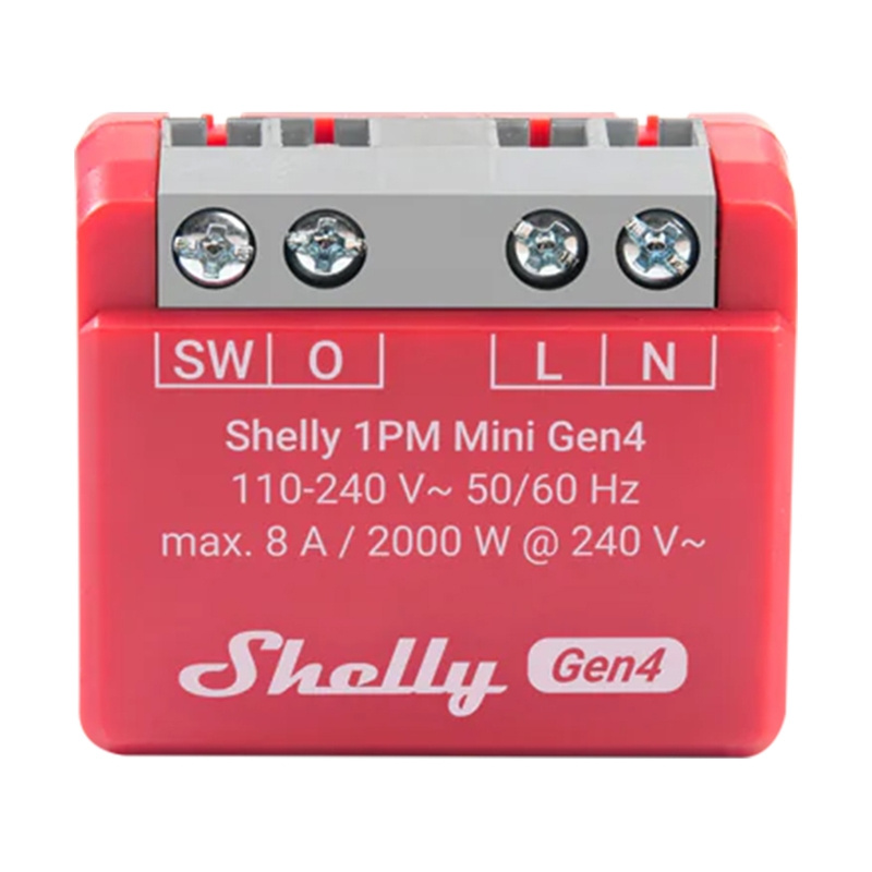  SHELLY 1PM Mini Gen4 Zigbee Matter Relay