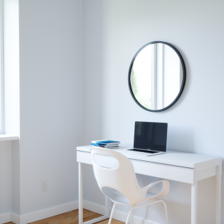 Lustro ścienne Umbra Hub 60 cm Black | SZYBKA WYSYŁKA 24H - 9