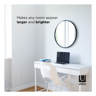 Lustro ścienne Umbra Hub 60 cm Black - 8