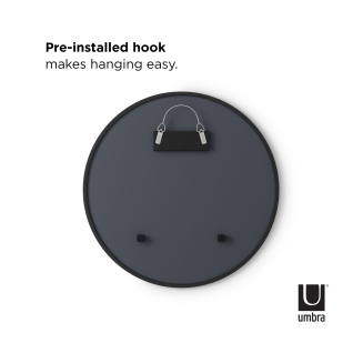 Lustro ścienne Umbra Hub 60 cm Black | SZYBKA WYSYŁKA 24H - 5