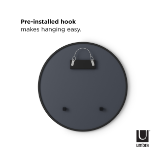 Lustro ścienne Umbra Hub 60 cm Black | SZYBKA WYSYŁKA 24H - 5