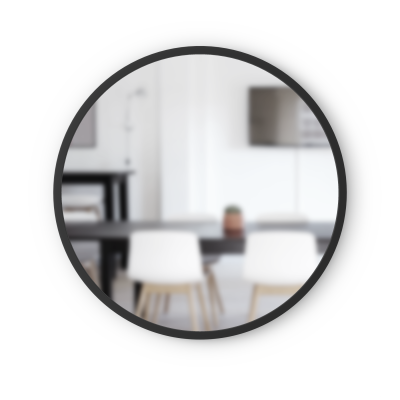 Lustro ścienne Umbra Hub 60 cm Black | SZYBKA WYSYŁKA 24H