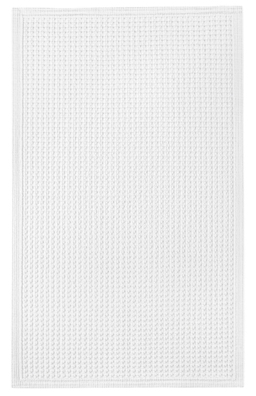 Mata łazienkowa Bricini Be Vegan White 50x80 cm