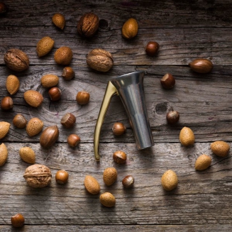 Dziadek do orzechów Drosselmeyer srebrno-złoty - 4