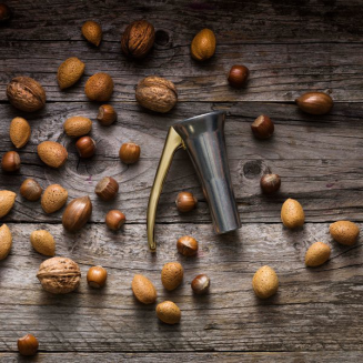 Dziadek do orzechów Drosselmeyer srebrno-złoty - 4