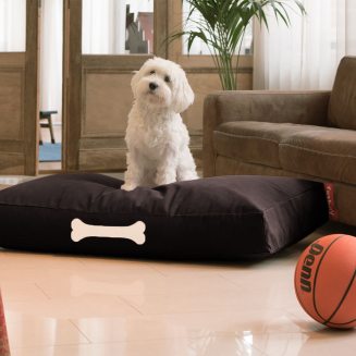  Fatboy Doggielounge Canvas L Black Licorice bed - 4