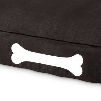  Fatboy Doggielounge Canvas L Black Licorice bed - 3