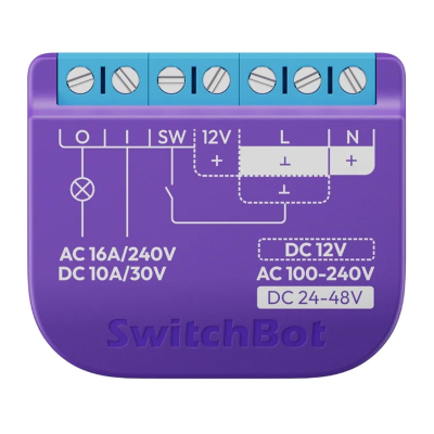 Przekaźnik smart SWITCHBOT Relay Switch 1 styk beznapięciowy