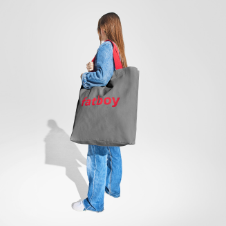 Torba zakupowa Fatboy Baggy-bag Dawn Grey - 6